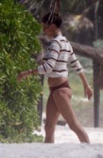 ALESSANDRA AMBROSIO on the Set of a Photoshoot in Riviera Maya in Mexico 03/04/2020