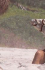 ALESSANDRA AMBROSIO on the Set of a Photoshoot in Riviera Maya in Mexico 03/04/2020