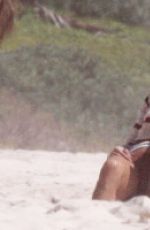 ALESSANDRA AMBROSIO on the Set of a Photoshoot in Riviera Maya in Mexico 03/04/2020