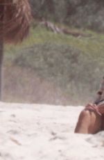 ALESSANDRA AMBROSIO on the Set of a Photoshoot in Riviera Maya in Mexico 03/04/2020