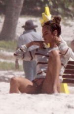 ALESSANDRA AMBROSIO on the Set of a Photoshoot in Riviera Maya in Mexico 03/04/2020