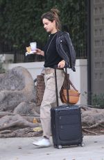 ALESSANDRA AMBROSIO Out for Coffee in Brentwood 03/02/2020