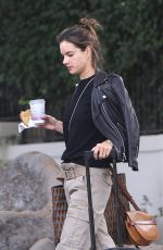 ALESSANDRA AMBROSIO Out for Coffee in Brentwood 03/02/2020
