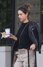 ALESSANDRA AMBROSIO Out for Coffee in Brentwood 03/02/2020