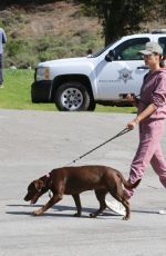 ALESSANDRA AMBROSIO Out Hiking with Her Dog in Pacific Palisades 03/18/2020