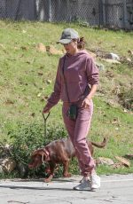 ALESSANDRA AMBROSIO Out Hiking with Her Dog in Pacific Palisades 03/18/2020