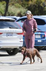ALESSANDRA AMBROSIO Out Hiking with Her Dog in Pacific Palisades 03/18/2020