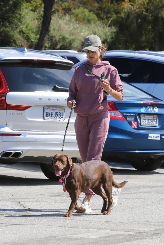 ALESSANDRA AMBROSIO Out Hiking with Her Dog in Pacific Palisades 03/18/2020