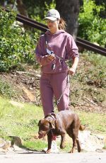 ALESSANDRA AMBROSIO Out Hiking with Her Dog in Pacific Palisades 03/18/2020