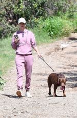 ALESSANDRA AMBROSIO Out Hiking with Her Dog in Pacific Palisades 03/18/2020