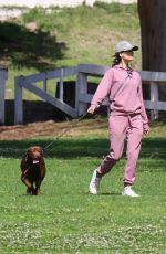 ALESSANDRA AMBROSIO Out Hiking with Her Dog in Pacific Palisades 03/18/2020