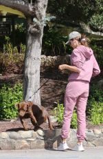 ALESSANDRA AMBROSIO Out Hiking with Her Dog in Pacific Palisades 03/18/2020