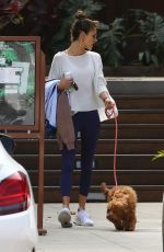 ALESSANDRA AMBROSIO Out with Her Dog in Malibu 03/01/2020