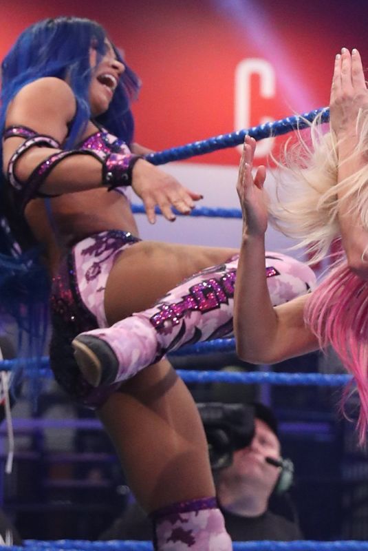 ALEXA BLISS at WWE Smackdown in Orlando 03/13/2020