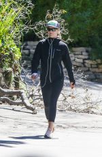 ALI LARTER Out Hikinig in Pacific Palisades 03/25/2020
