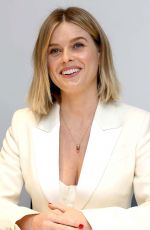 ALICE EVE at Belgravia Press Conference in London, March 2020