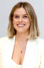 ALICE EVE at Belgravia Press Conference in London, March 2020