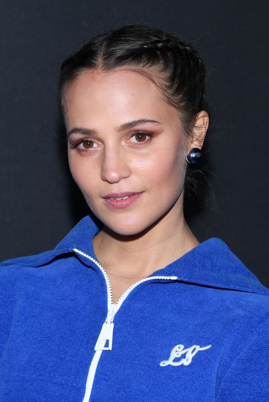 ALICIA VIKANDER at Louis Vuitton Show at Paris Fashion Week 03/03/2020