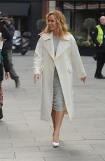 AMANDA HOLDEN Arrives at Global Radio in London 03/11/2020