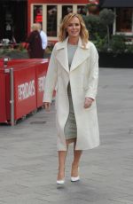 AMANDA HOLDEN Arrives at Global Radio in London 03/11/2020