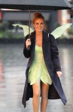 AMANDA HOLDEN as Tinkerbell Leaves Heart Radio in London 03/05/2020