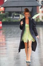 AMANDA HOLDEN as Tinkerbell Leaves Heart Radio in London 03/05/2020