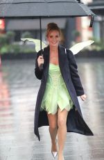 AMANDA HOLDEN as Tinkerbell Leaves Heart Radio in London 03/05/2020