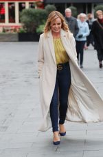 AMANDA HOLDEN in Gucci Belt and Skinny Jeans Out in London 03/02/2020