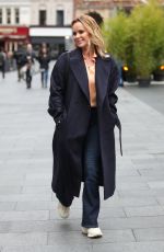 AMANDA HOLDEN Leaves Breakfast Radio Studios in London 03/13/2020
