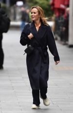 AMANDA HOLDEN Leaves Breakfast Radio Studios in London 03/13/2020