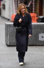 AMANDA HOLDEN Leaves Breakfast Radio Studios in London 03/13/2020