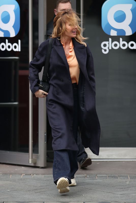 AMANDA HOLDEN Leaves Breakfast Radio Studios in London 03/13/2020