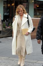 AMANDA HOLDEN Leaves Global Radio Studios in London 03/04/2020