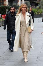 AMANDA HOLDEN Leaves Global Radio Studios in London 03/04/2020