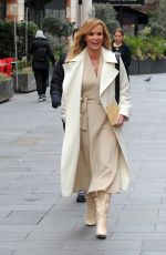 AMANDA HOLDEN Leaves Global Radio Studios in London 03/04/2020