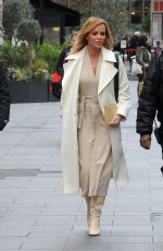 AMANDA HOLDEN Leaves Global Radio Studios in London 03/04/2020