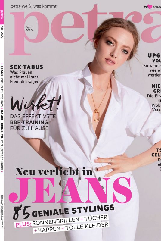 AMANDA SEYFRIED in Petra Magazine, April 2020