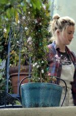 AMBER HEARD and BIANCA BUTTI Out Gardening at Her Home in Los Angeles 03/28/2020