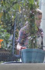 AMBER HEARD and BIANCA BUTTI Out Gardening at Her Home in Los Angeles 03/28/2020