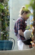 AMBER HEARD and BIANCA BUTTI Out Gardening at Her Home in Los Angeles 03/28/2020