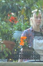 AMBER HEARD and BIANCA BUTTI Out Gardening at Her Home in Los Angeles 03/28/2020