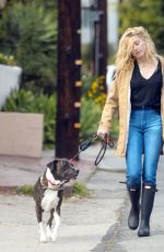 AMBER HEARD and BIANCA BUTTI Out with Their Dog in Los Angeles 03/20/2020