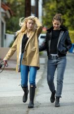 AMBER HEARD and BIANCA BUTTI Out with Their Dog in Los Angeles 03/20/2020