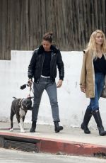 AMBER HEARD and BIANCA BUTTI Out with Their Dog in Los Angeles 03/20/2020