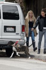 AMBER HEARD and BIANCA BUTTI Out with Their Dog in Los Angeles 03/20/2020