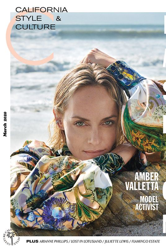 AMBER VALLETTA in C California Syle Magazine, March 2020