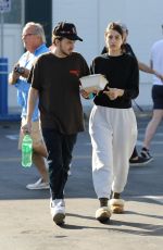 AMELIA HAMLIN and Mercer Wiederhorn Out in West Hollywood 02/29/2020