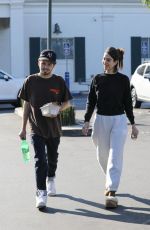 AMELIA HAMLIN and Mercer Wiederhorn Out in West Hollywood 02/29/2020