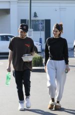 AMELIA HAMLIN and Mercer Wiederhorn Out in West Hollywood 02/29/2020