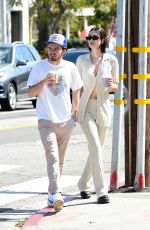 AMELIA HAMLIN and Mercer Wiederhorn Out in West Hollywood 03/11/2020